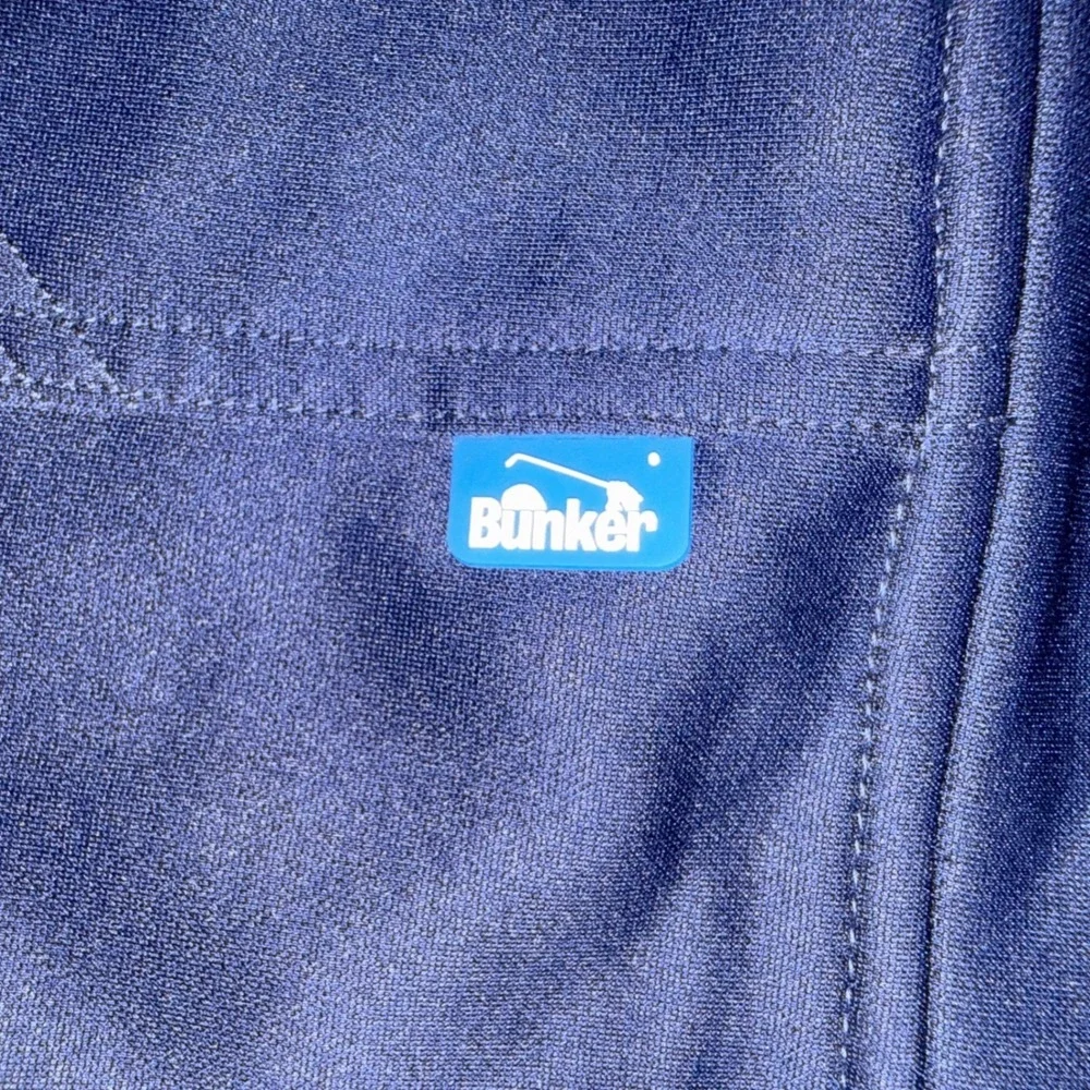 Bunker Mentality Milo gilet Mens 3XL Navy Orange‎ Golf Vest Full Zip